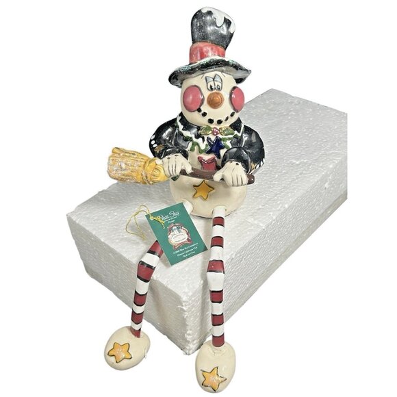 01' BLUE SKY CLAYWORKS Goldminc MR Snowman Christmas - SUPER RARE - Original Box - Picture 1 of 14